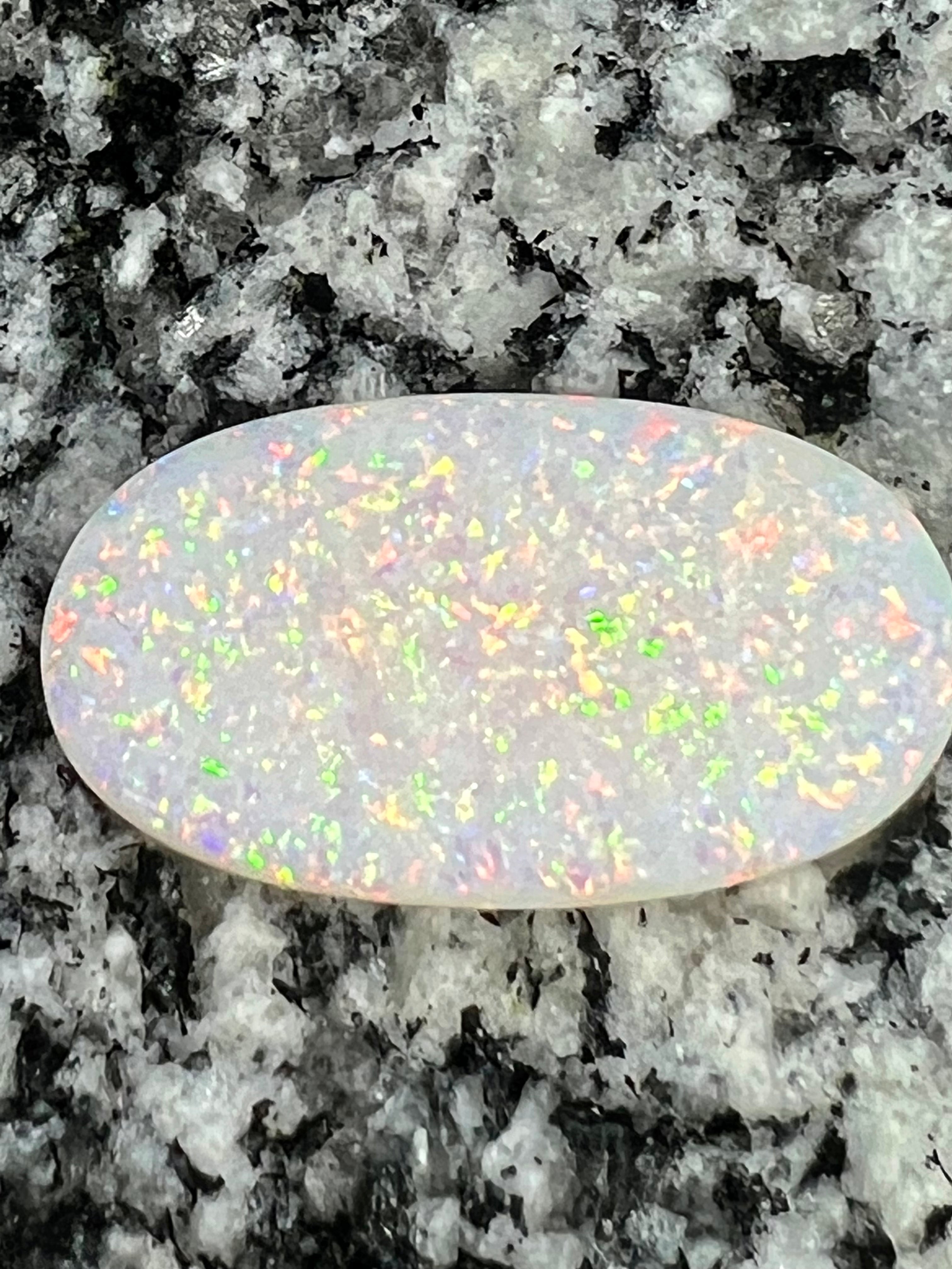 18,12 ct fully saturated non directional oval opal