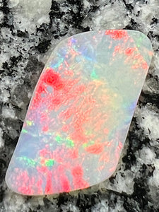 12,76 ct red fire everywhere bigg opal