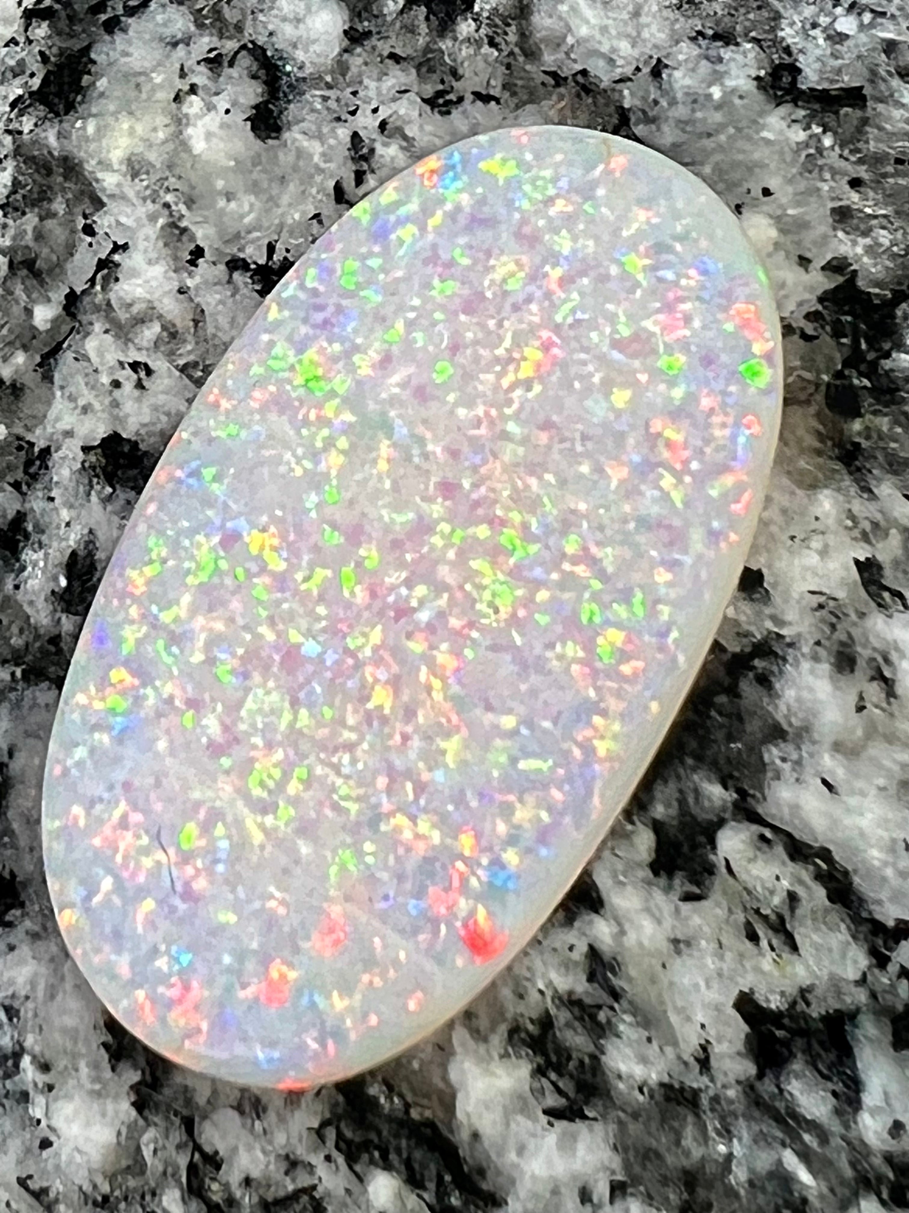 18,12 ct fully saturated non directional oval opal