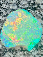 Load image into Gallery viewer, 72,85 ct bigg 2- sided crystal opal only color on both sides
