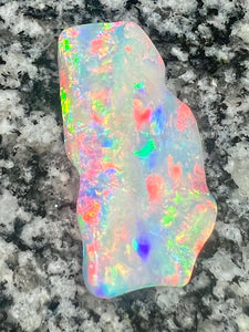 36,2 ct 2- sided very special pattern rainbow colors opal