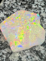 Load image into Gallery viewer, 168ct 2 sided high crystal opal with rare soft colors
