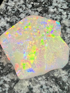 168ct 2 sided high crystal opal with rare soft colors