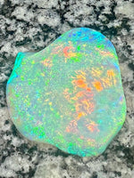 Load image into Gallery viewer, 72,85 ct bigg 2- sided crystal opal only color on both sides
