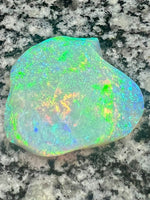 Load image into Gallery viewer, 72,85 ct bigg 2- sided crystal opal only color on both sides
