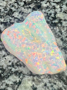 96,9ct fully saturated red fire everywhere braIlian opal