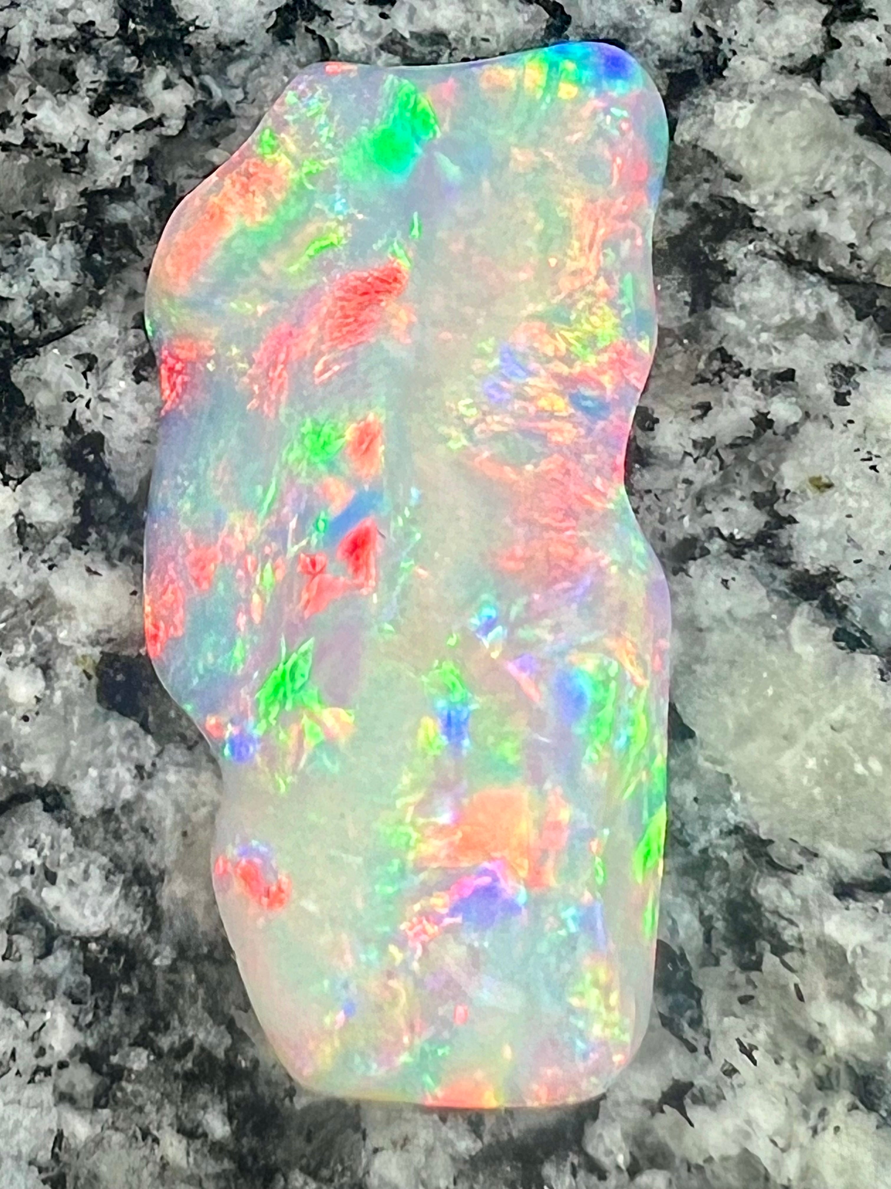 36,2 ct 2- sided very special pattern rainbow colors opal