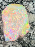 Load image into Gallery viewer, 64,6 ct bigg 2- sided fully saturated multi patern rainbow colors opal
