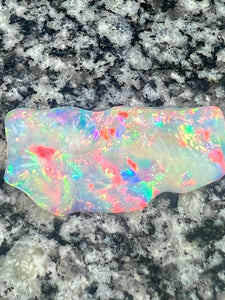 36,2 ct 2- sided very special pattern rainbow colors opal