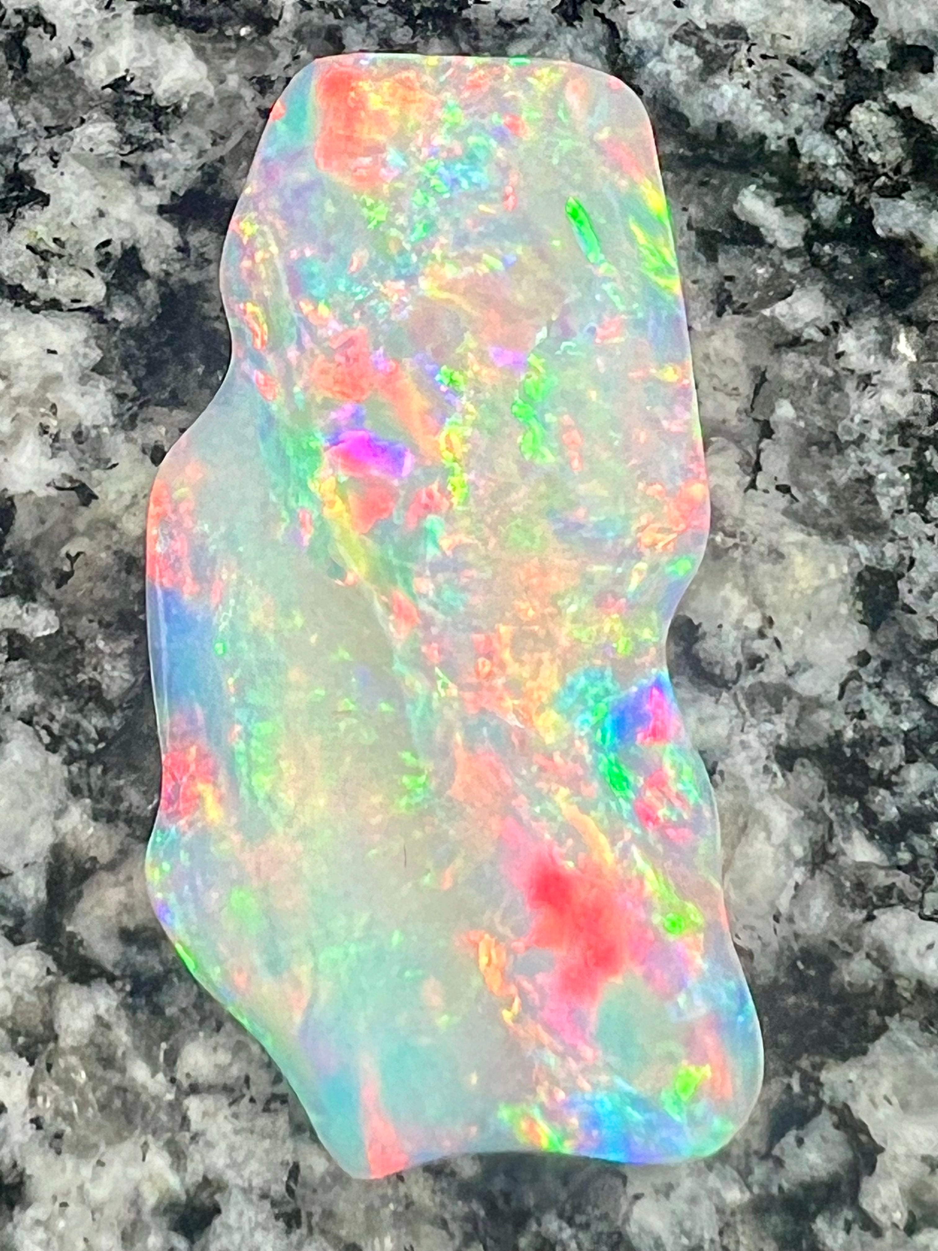 36,2 ct 2- sided very special pattern rainbow colors opal