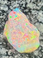 Load image into Gallery viewer, 64,6 ct bigg 2- sided fully saturated multi patern rainbow colors opal
