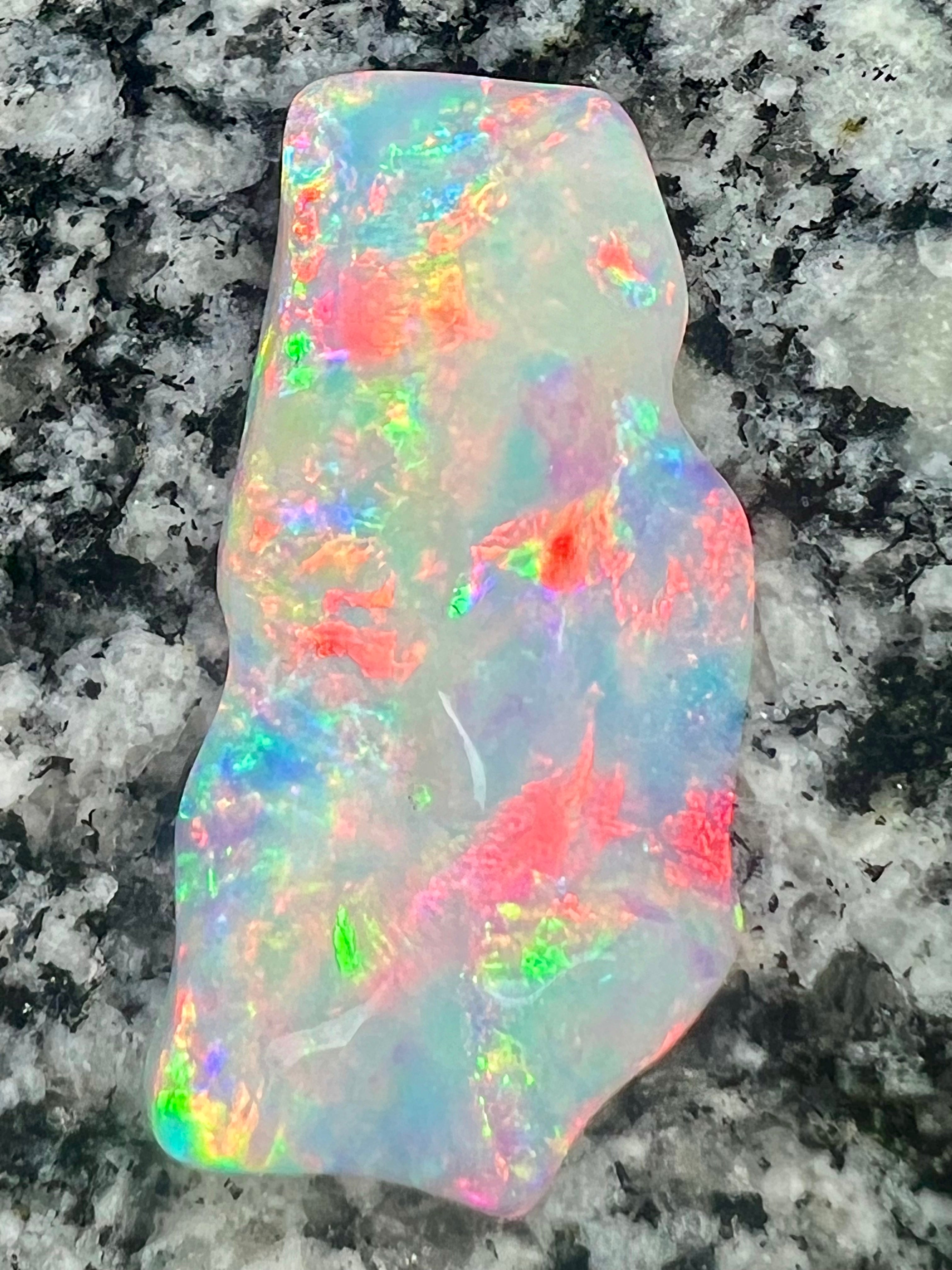 36,2 ct 2- sided very special pattern rainbow colors opal