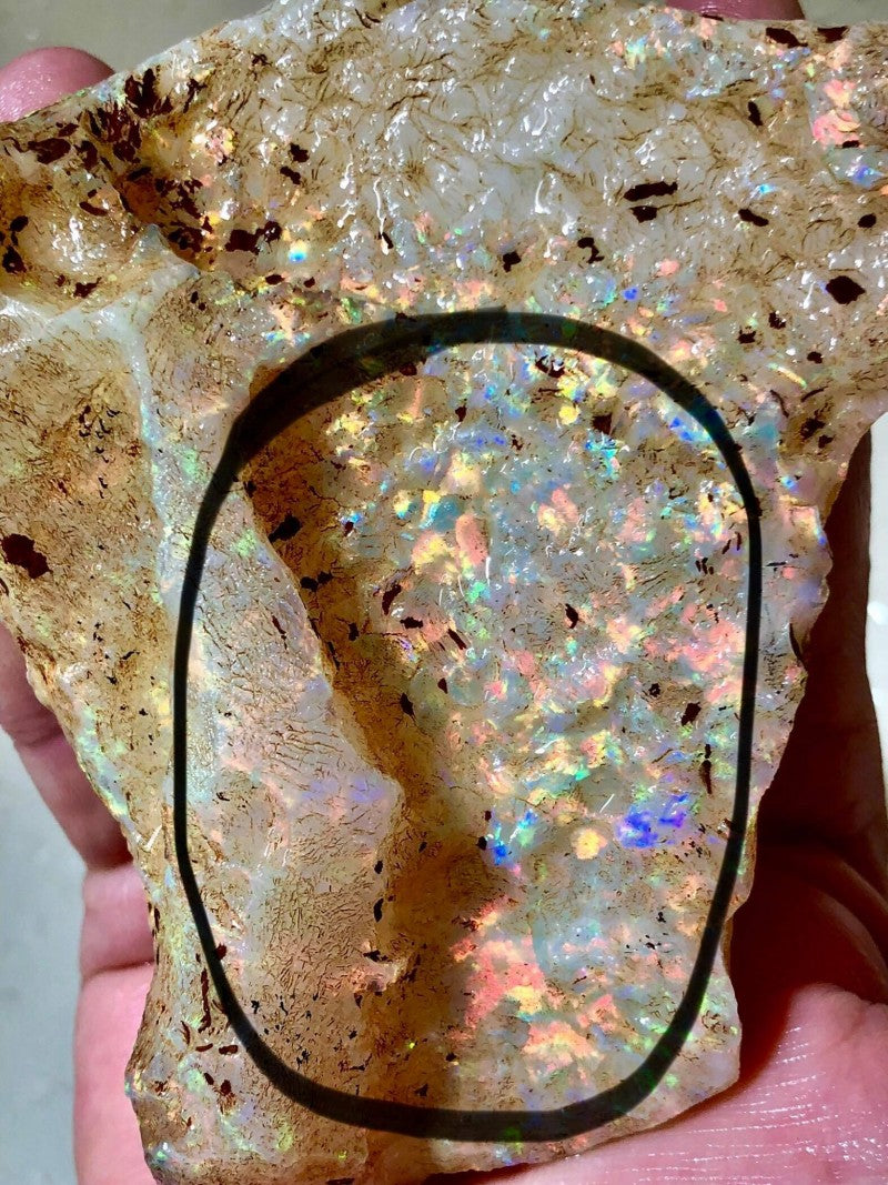 Sold 256 grams BRAZILIAN ROUGH OPAL #R1 ## SOLD ###