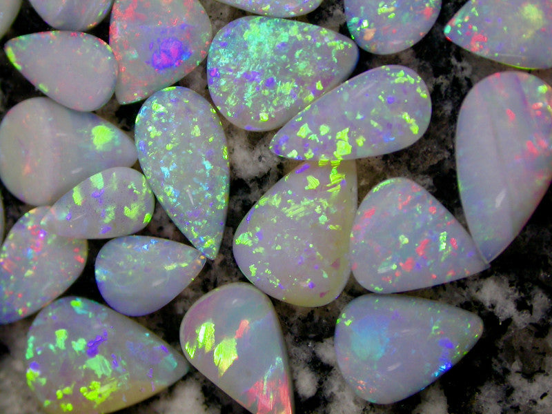 132ct TEARDROP OPALS PARCELS #P1