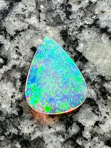 5,23 ct brazilian skin2skin 2 sided cysrtal teardrop opal