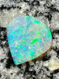 6,8 ct Brazilian crystal skin2skin colors teardrop opal