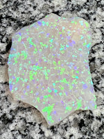 Load image into Gallery viewer, Sold 54,7ct briliant flagstone patern green blue brazlian rough
