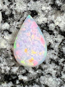 6,2ct multi patern fully saturated teardrop opal