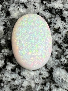 17,42ct fully saturated pinfire patern oval opal