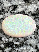 Load image into Gallery viewer, 17,42ct fully saturated pinfire patern oval opal
