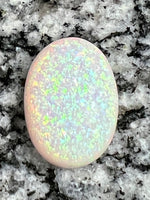 Load image into Gallery viewer, 17,42ct fully saturated pinfire patern oval opal
