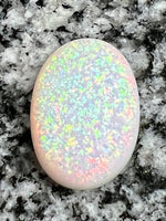 Load image into Gallery viewer, 17,42ct fully saturated pinfire patern oval opal
