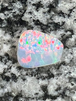 Load image into Gallery viewer, 3,83 ct multi patern crystal freeform opal
