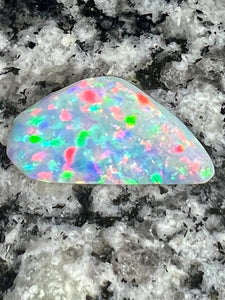 5 ct double sided floating block patern crystal opal