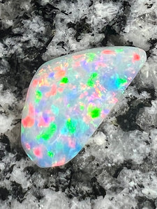 5 ct double sided floating block patern crystal opal