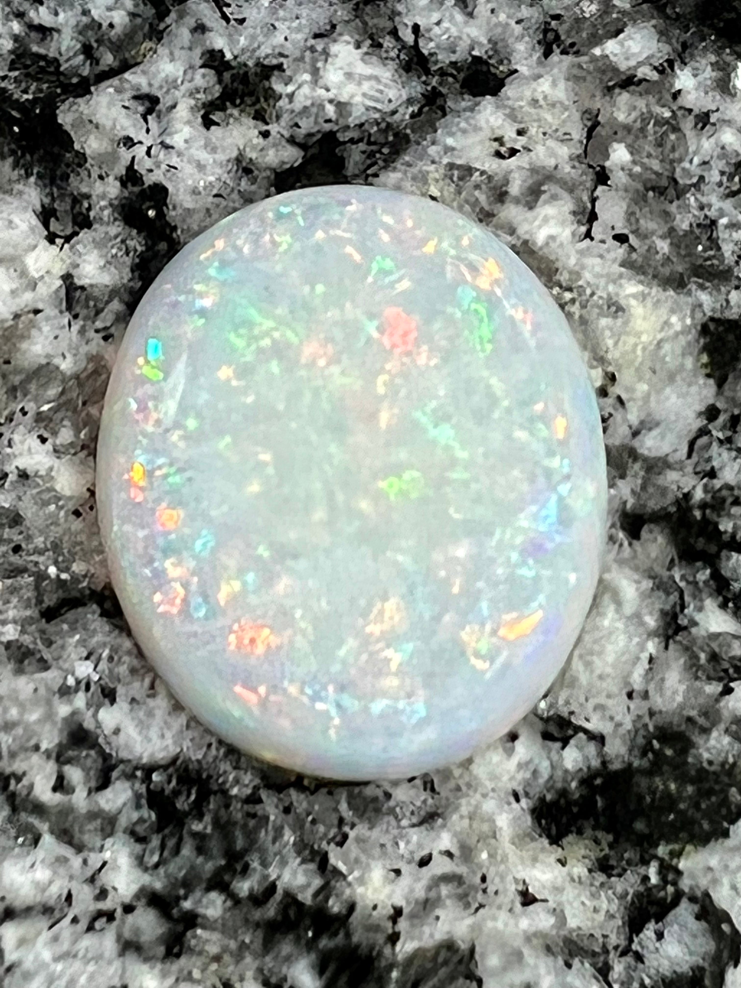 11,16 ct fully saturated oval opal